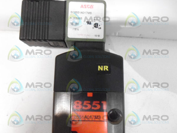ASCO SC8551A017MS SOLENOID VALVE UNMP