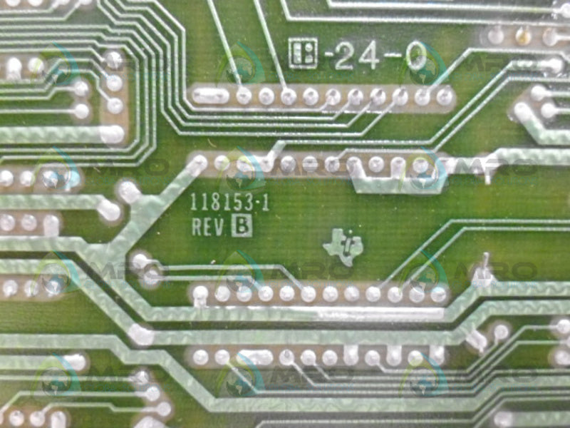 TEXAS INSTRUMENTS 118153-1 PC CONTROL BOARD UNMP