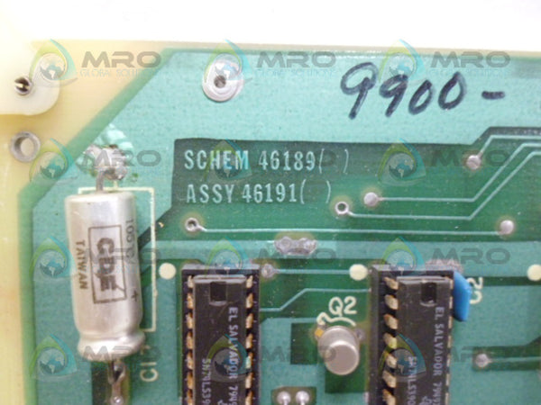 TEXAS INSTRUMENTS 46191 PC BOARD UNMP