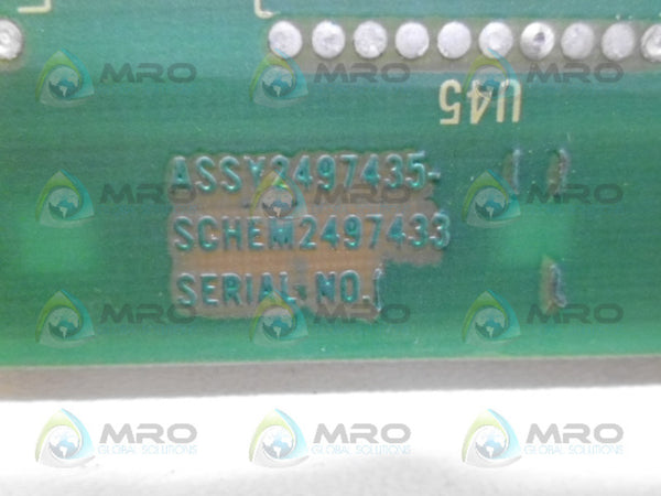 TEXAS INSTRUMENTS 2497435 PC BOARD UNMP