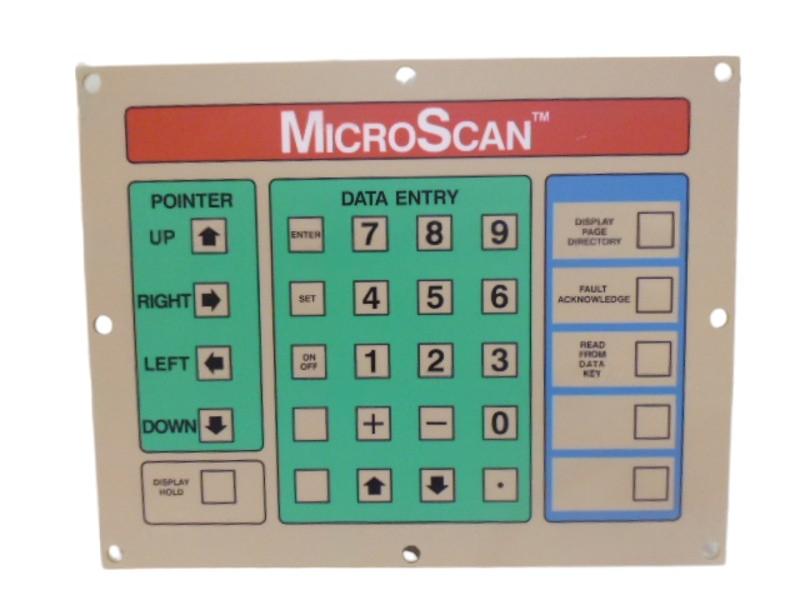 MICROSCAN 082777 DATA PANEL AC/A 11/04 94V0 NSNP