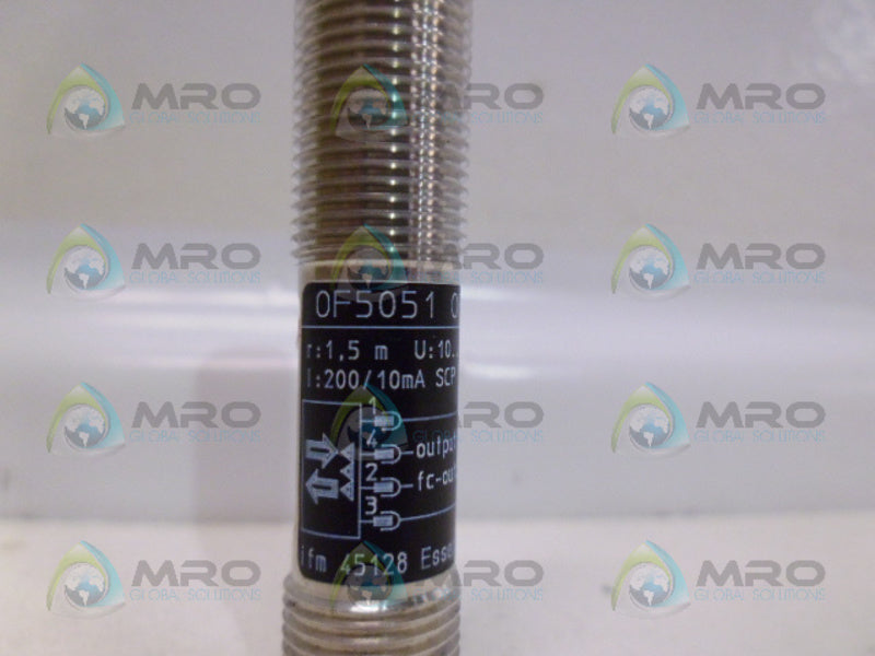 IFM EFECTOR OF5051 RETRO REFLECTIVE SENSOR NSMP