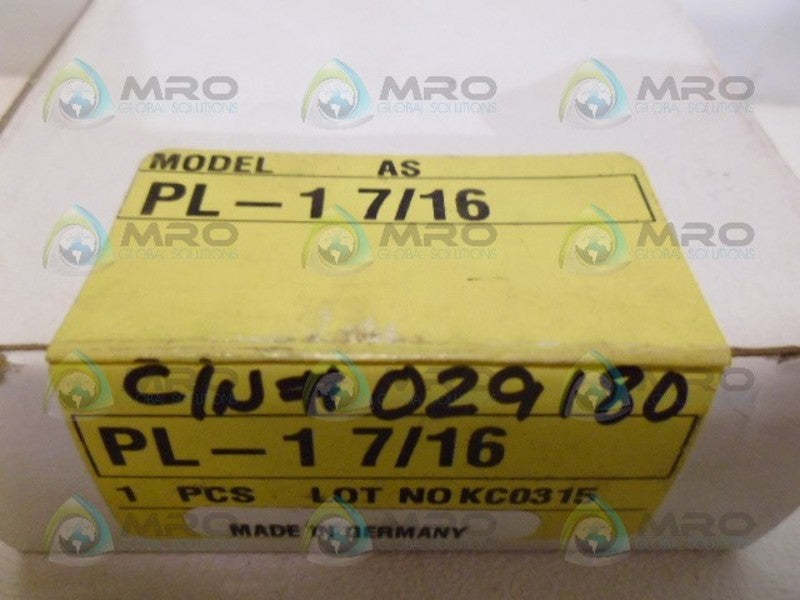 TSUBAKI PL-1 7/16 KEYLESS BUSHING NSMP