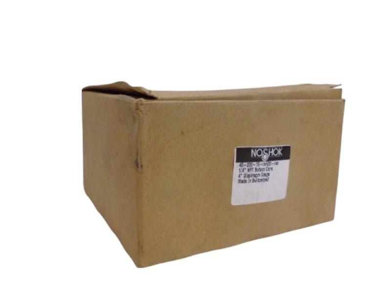 NOSHOK 40-200-15-INH20-VAC DIAPHRAGM GAUGE 1/4" NPT 4"  NSMP