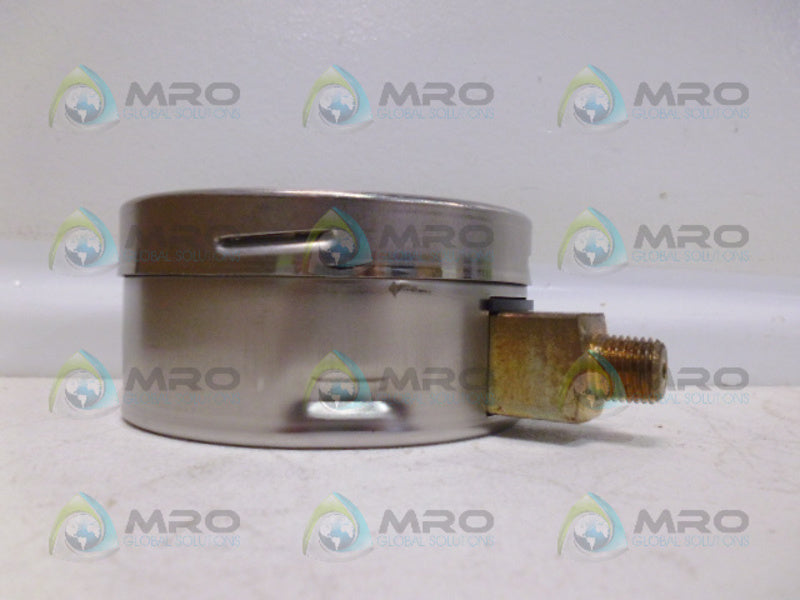 NOSHOK 40-200-15-INH20-VAC DIAPHRAGM GAUGE 1/4" NPT 4"  NSMP