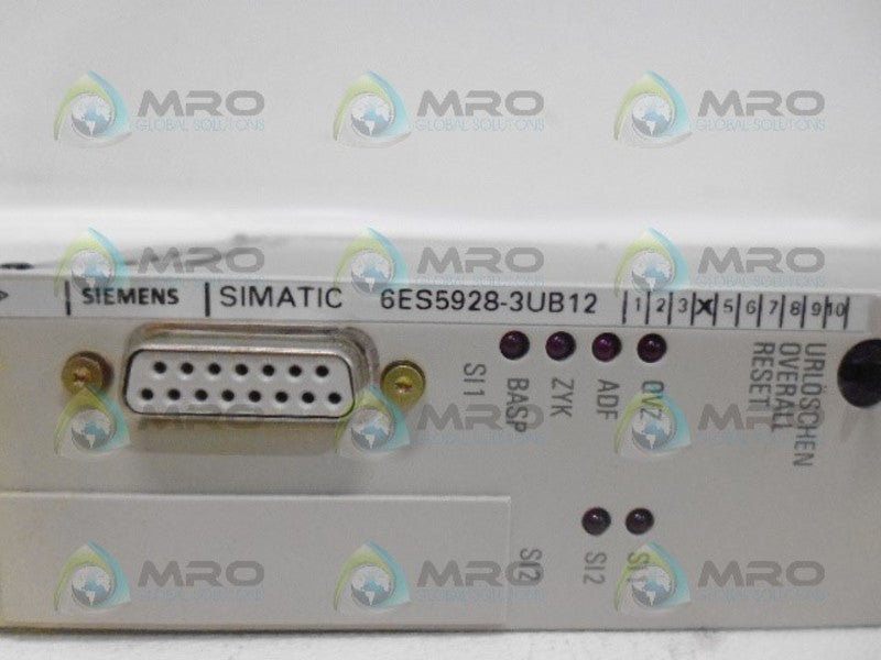 SIEMENS SIMATIC S5 6ES5928-3UB12  NSMP