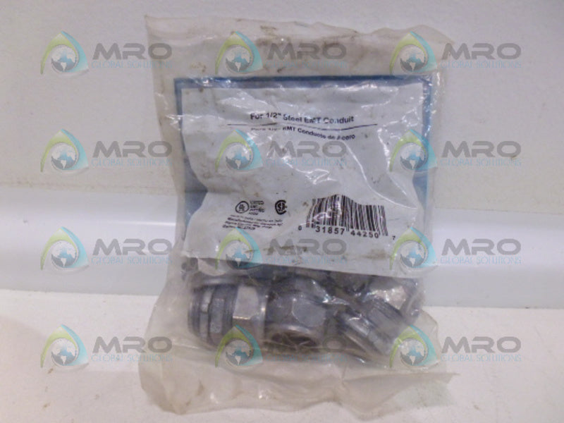 EMT 44250 COMPRESSION CONNECTOR (PK OF 5) NSMP