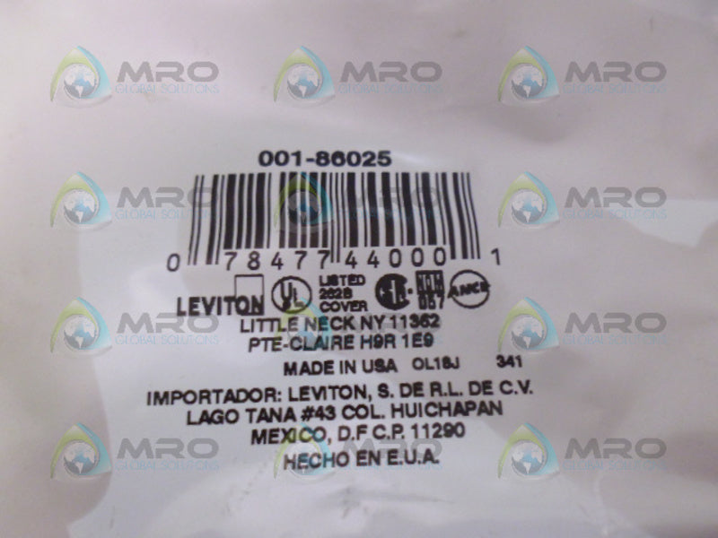 LEVITON 001-86025 BLANK WALL COVER  NSMP