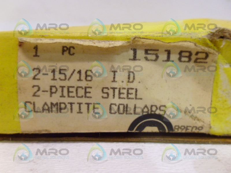 HOLO.KROME/ALLEN 15182 2-15/16 ID CLAMPTITE COLLARS NSMP