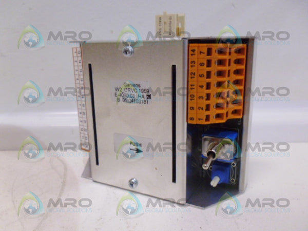 GARVENS W2 DRVC 1959 MODULE NSNP