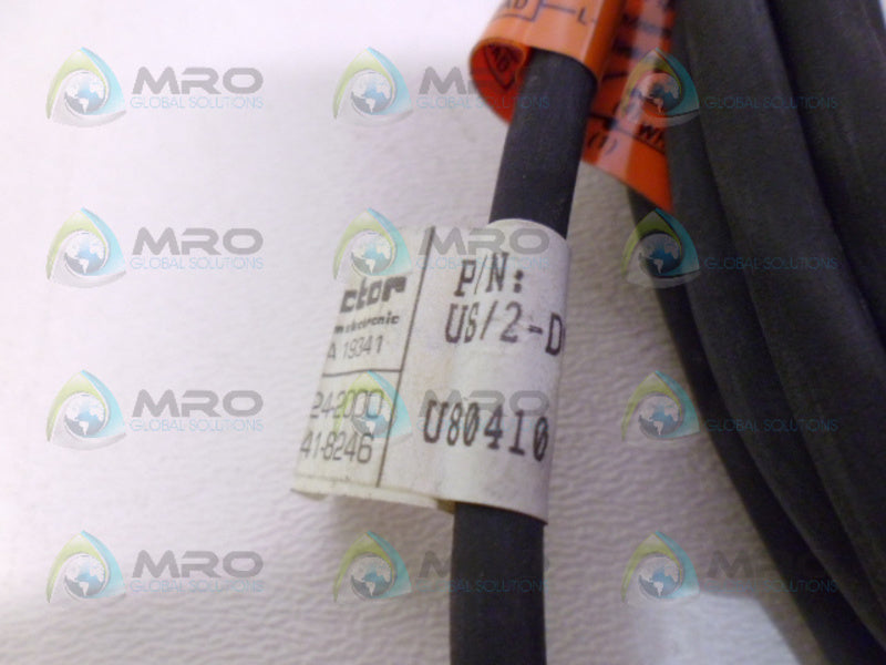 IFM EFECTOR U80410 US/2-DC-P/N-SOL-PUR-5M CABLE CONNECTOR UNMP