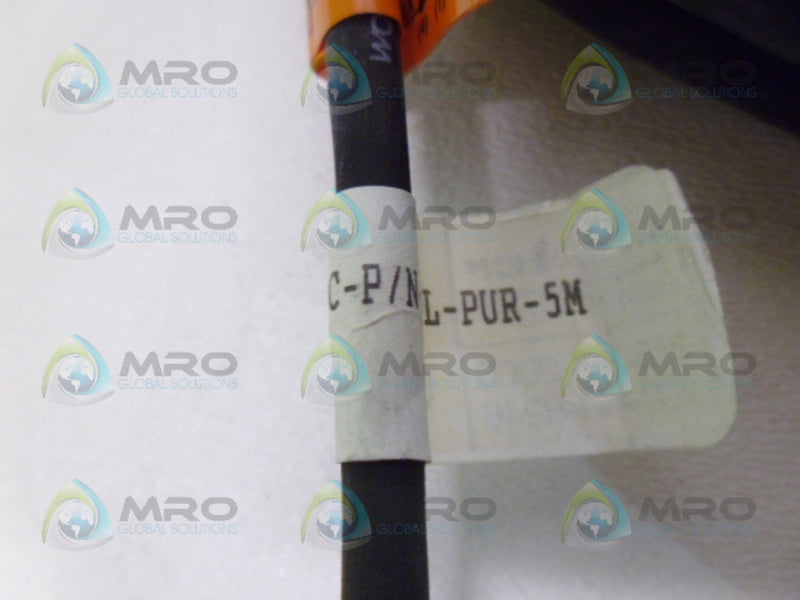 IFM EFECTOR U80410 US/2-DC-P/N-SOL-PUR-5M CABLE CONNECTOR UNMP
