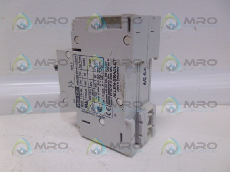 ALLEN BRADLEY 1492-CB2 SER B CIRCUIT BREAKER UNMP