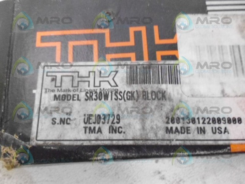 THK SR30W1SS BEARING NSMP