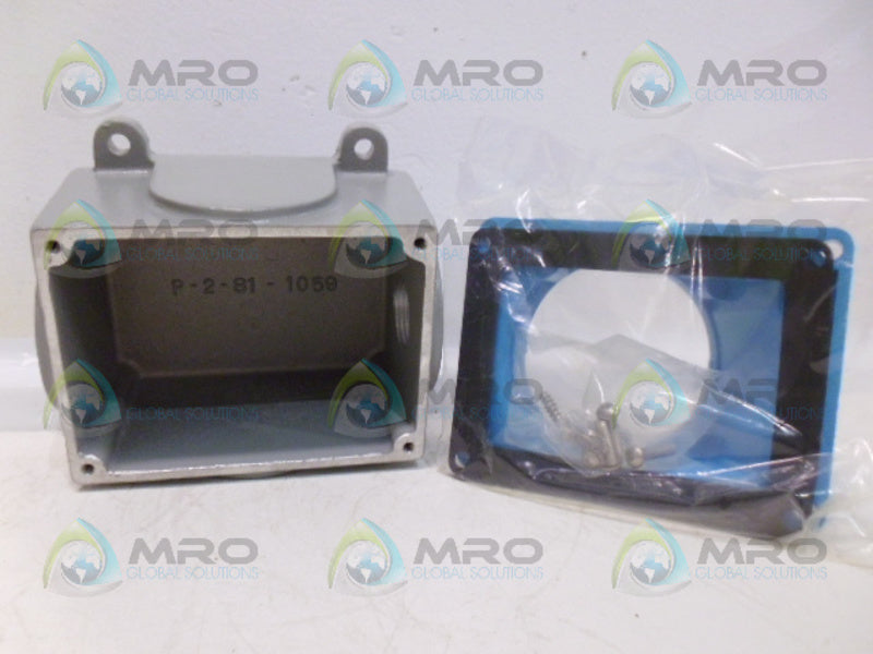 MELTRICS 31-6A053-080-1 METAL BOX W/NYLON ANGLE NSMP