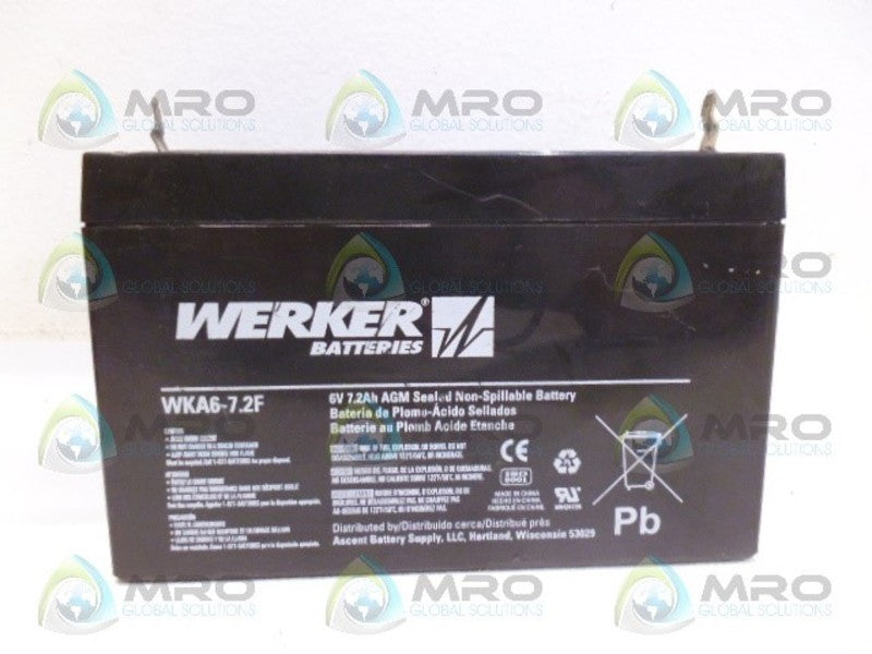 WERKER WKA6-7.2F BATTERY UNMP