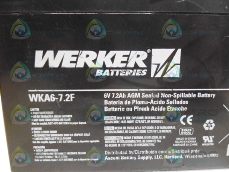 WERKER WKA6-7.2F BATTERY UNMP