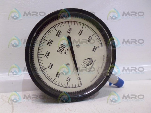 3D INSTRUMENTS 25504-27B51 PRESSURE GAUGE 0-500 NSMP
