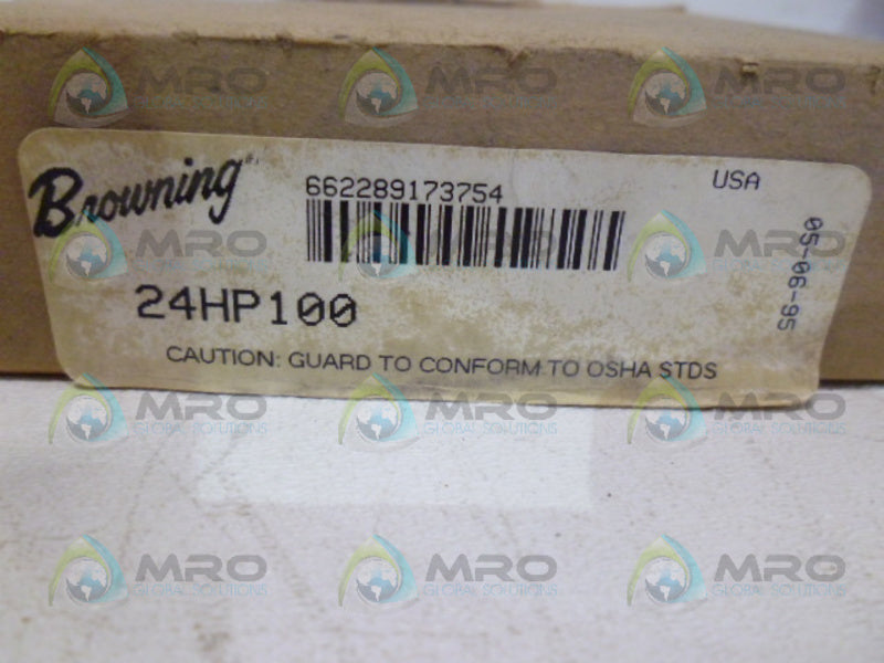 BROWNING 1056878 24HP100 TIMING BELT PULLEY (AS PICTURED) NSMP