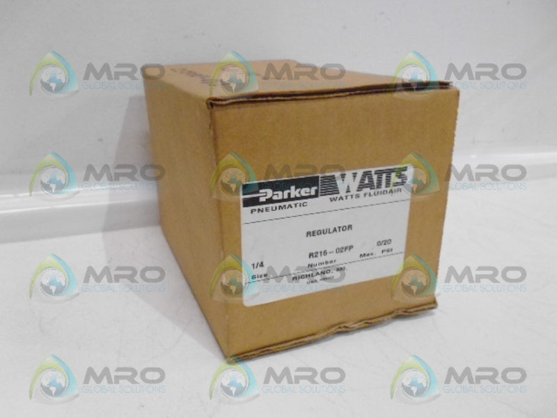 PARKER R216-02FP REGULATOR 1/4'' NSMP