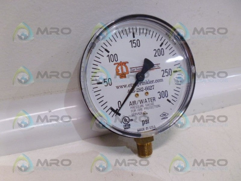 EAST TENNESSEE SPRINKLER 111.10SP PRESSURE GAUGE NSMP