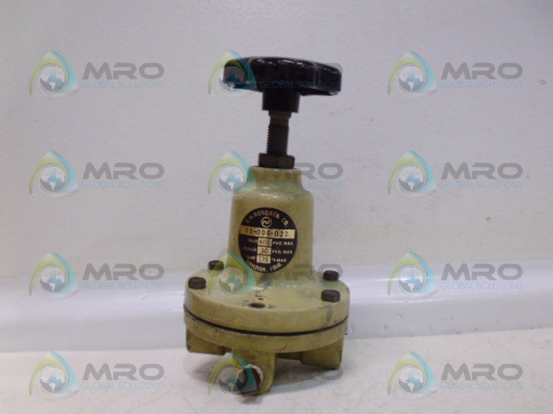 C.A. NORGREN 11-004-022 PRESSURE REGULATOR UNMP