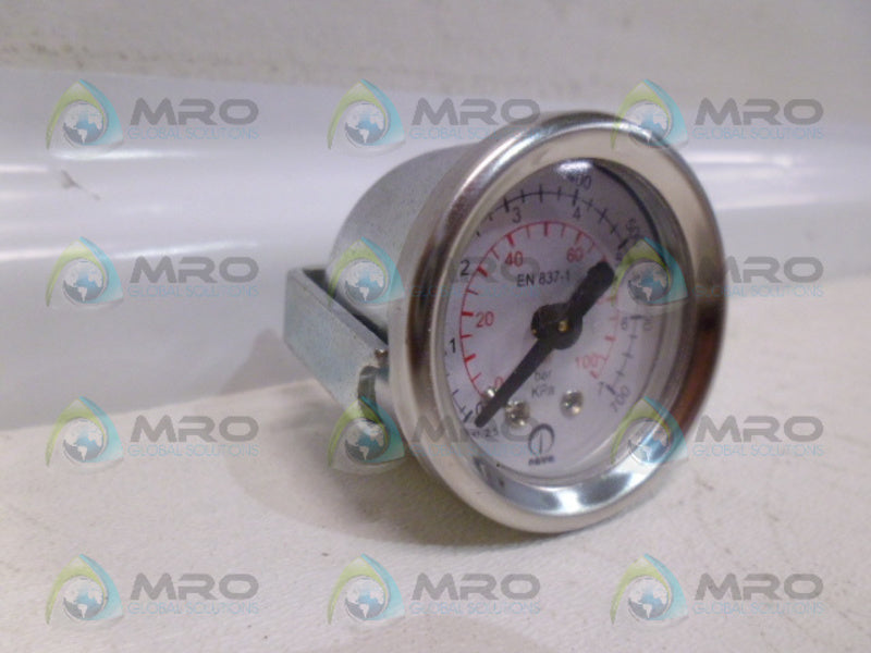 NEVA EN837-1 PRESSURE GAUGE NSNP
