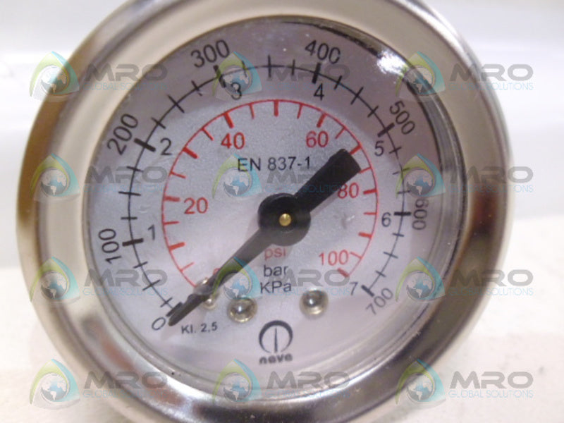 NEVA EN837-1 PRESSURE GAUGE NSNP