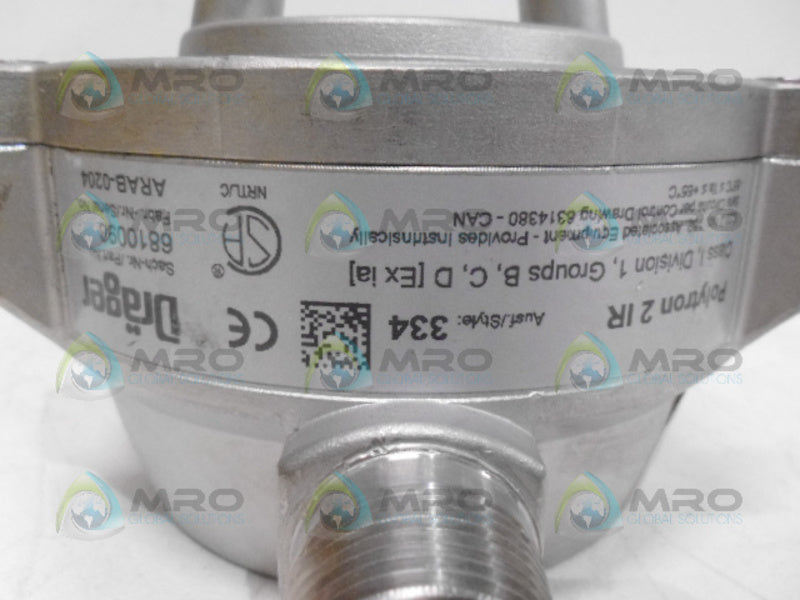 DRAGER POLYTROLN 2IR GAS DETECTION TRANSMITTERNSNP
