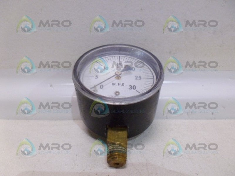 WEISS 10809 PRESSURE GAUGE 0-30 UNMP