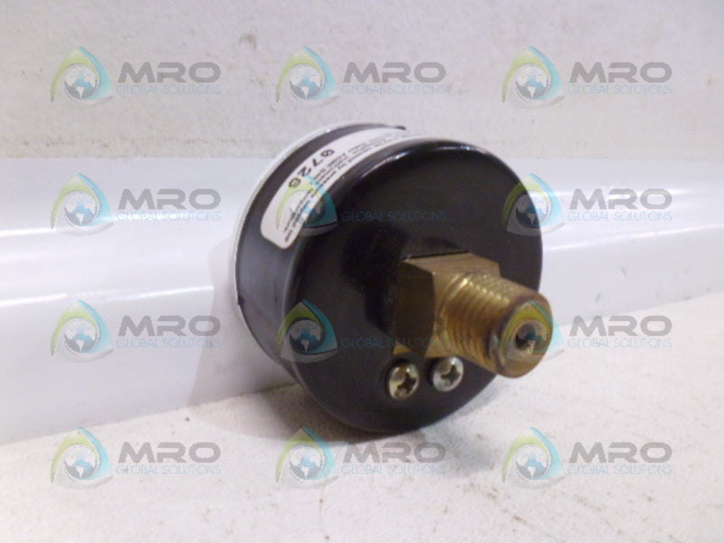 WEISS DG25P38414L REAR MOUNTING PRESSURE GAUGE 0-30 NSMP