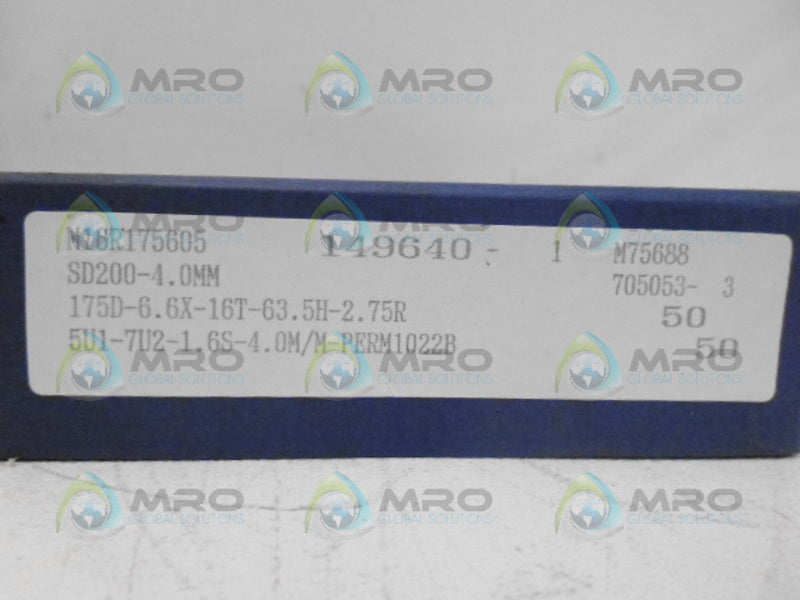 SUN ASAHI M75688 DIAMOND GRINDING WHEEL SD200-4.0MM NSMP