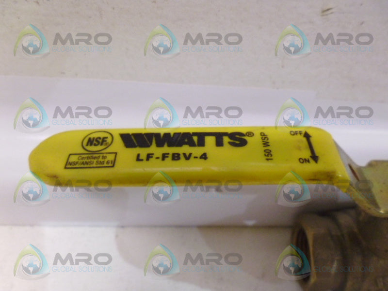 WATTS LF-FBV-4 3/8" BALL VALVE NSNP