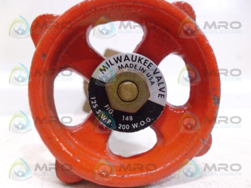 MILWAUKEE FIG 148 200 WOG GATE VALVE NSNP
