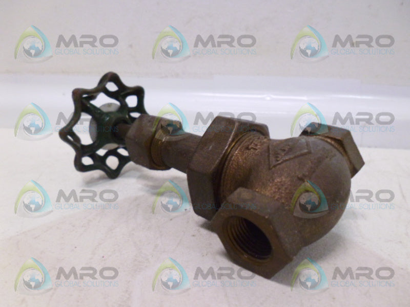 JENKINS 106-A 119-A STEAM DISC VALVE 3/8" UNMP