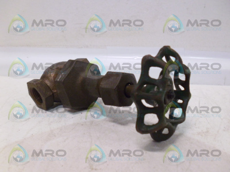 JENKINS 106-A 119-A STEAM DISC VALVE 3/8" UNMP