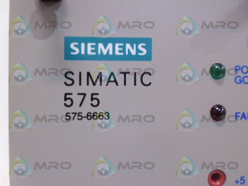 SIEMENS SIMATIC 575-6663 POWER SUPPLY NSNP