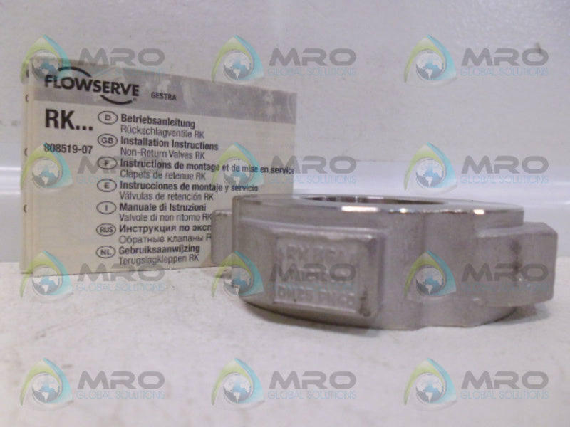 FLOWSERVE GESTRA RK86A DN25 PN40 1" CL15V300 NSMP