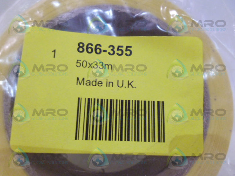 RS 866-355 YELLOW MARKING TAPE NSMP