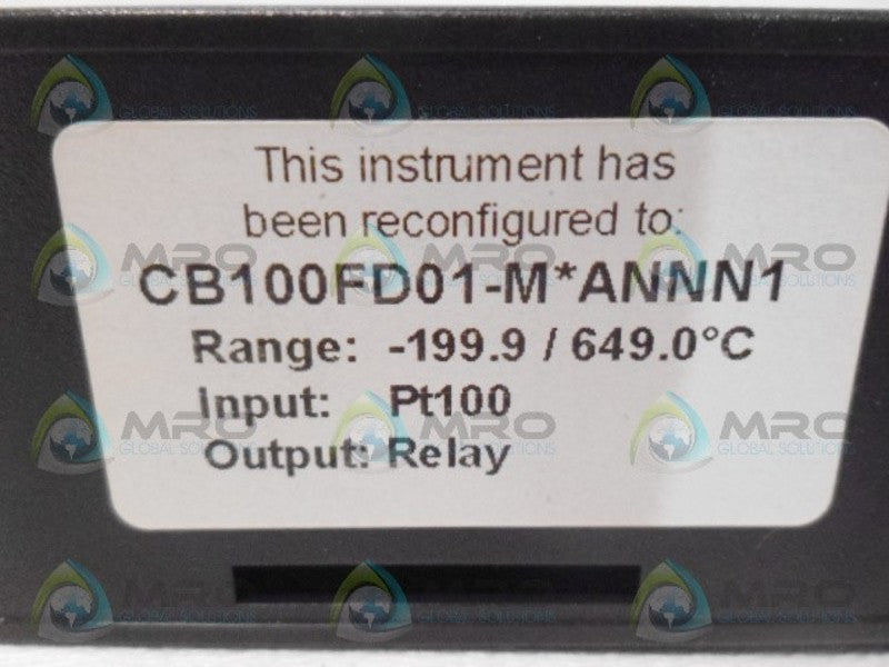 RKC CB100FD01-MANNN1 TEMPATURE CONTROL NSMP