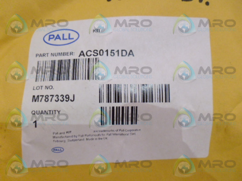 PALL ACS0151DA KIT NSFS