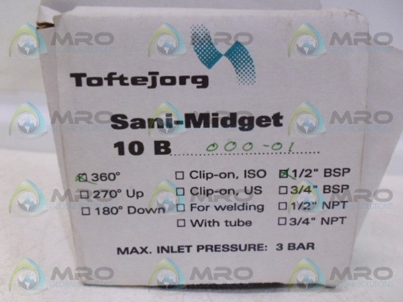TOFTEJORG 10B000-01 SANI MIDGET SPRAY HEAD NSMP