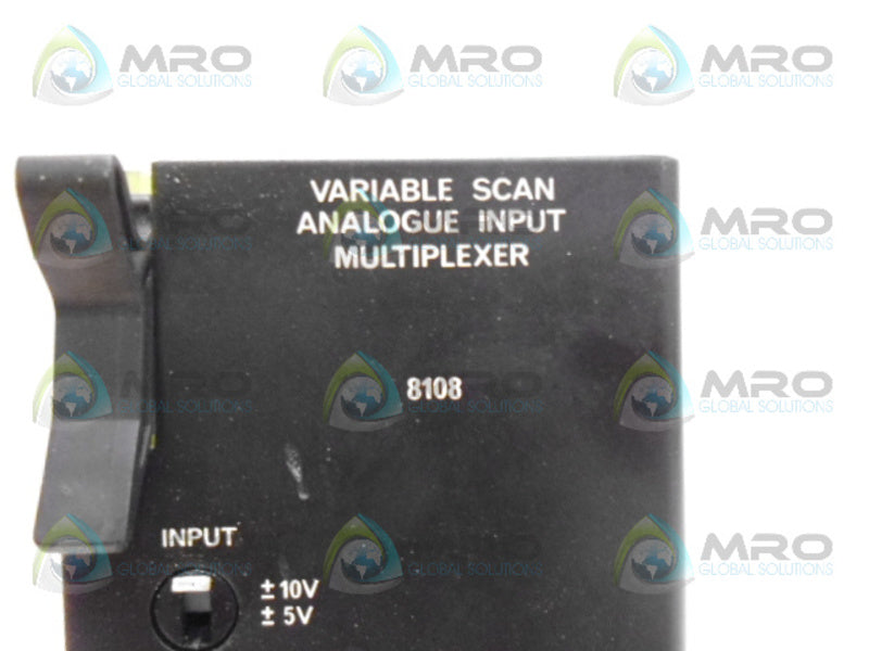 GEC 8108 VARIABLE SCAN ANALOGUE INPUT MULTIPLEXER UNMP