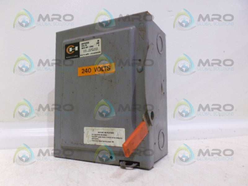 CUTLER HAMMER DG221U SAFTTY SWITCH (AS PICTURED) UNMP