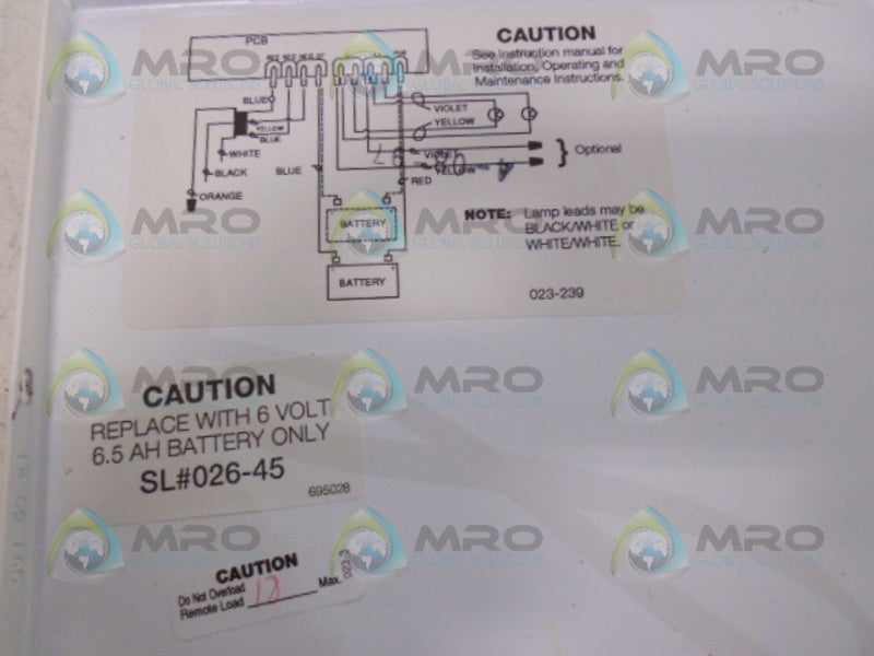 COOPER XR-7 EMERGENCY LIGHT NSMP
