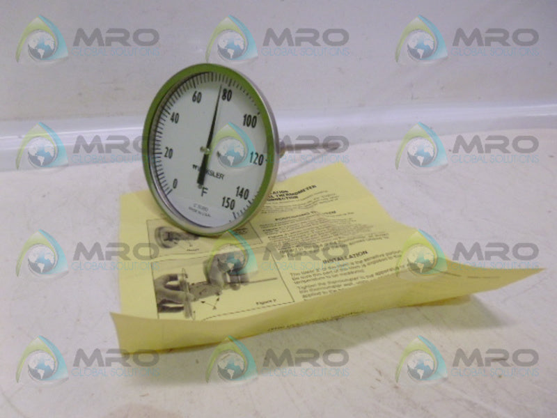 WEKSLER AF0644FGX BIMETAL THERMOMETER 1/2" NPT-6" STEM 5" NSMP