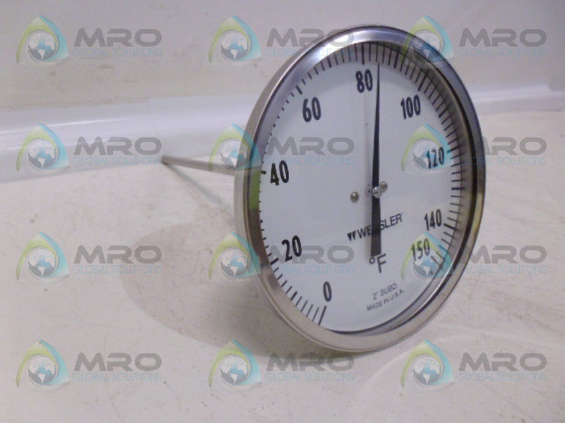 WEKSLER AF0644FGX BIMETAL THERMOMETER 1/2" NPT-6" STEM 5" NSMP