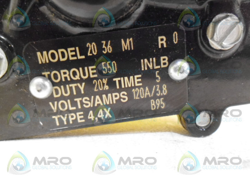 WORCESTOR 2036M1 SERIES 36 ELECTRIC ACTUATOR NSNP