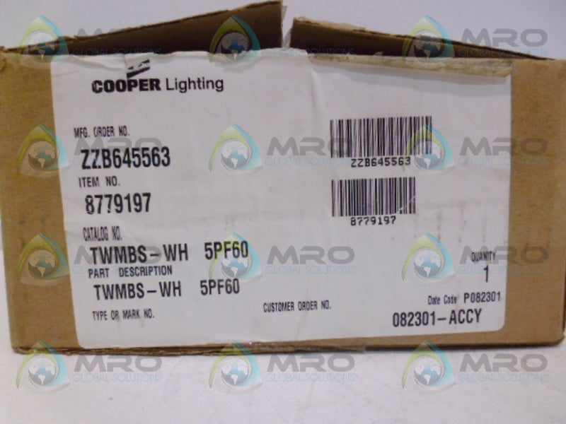 COOPER LIGHTING ZZB645563 MOUNTING BOX NSMP