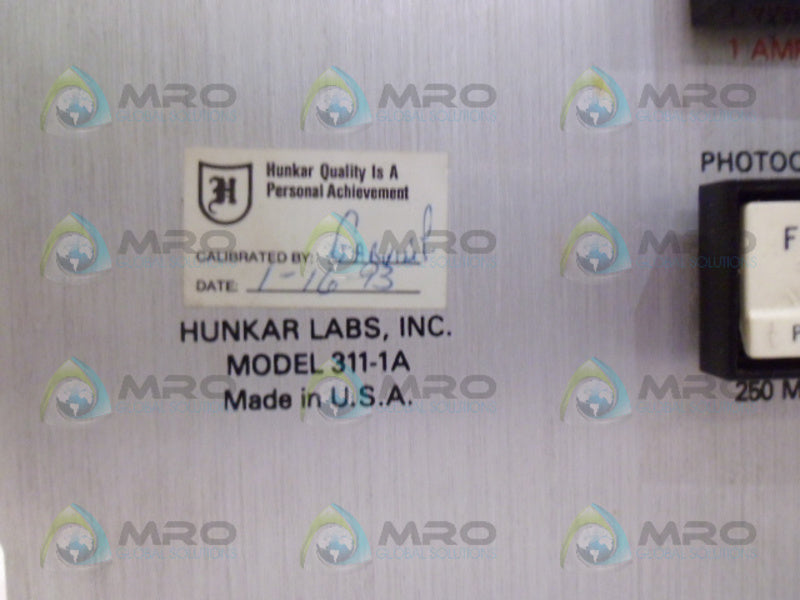 HUNKAR LABS 311-1A PROGRAM MODULE (AS PICTURED) UNMP